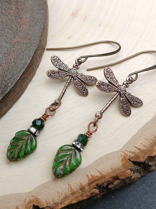 Copper dragonfly