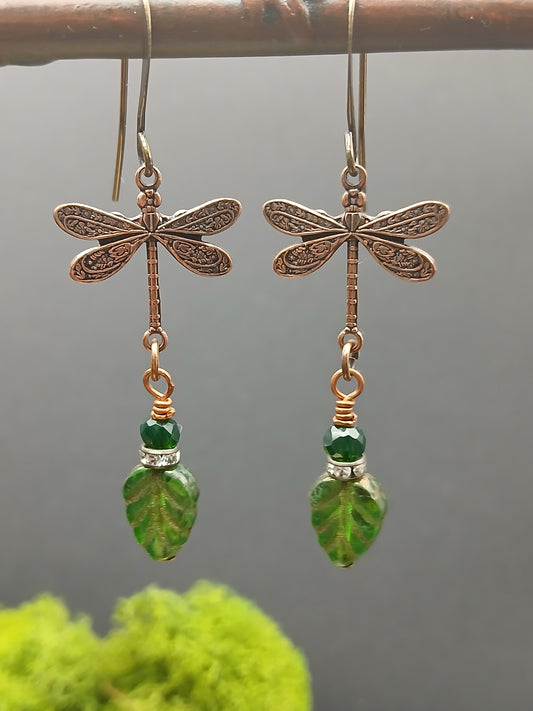 Copper dragonfly
